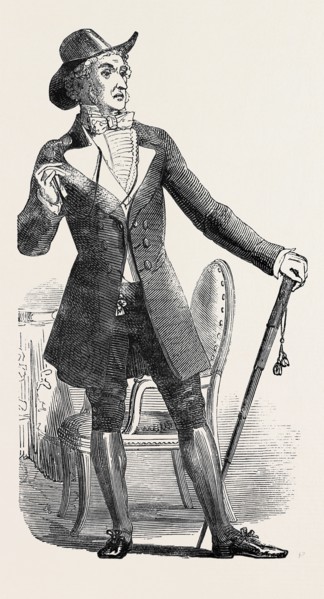 MR. J. WALLACK, AS DR. PETGOOSE, IN THE NEW PLAY OF THE "CATSPAW," AT THE HAYMARKET THEATRE
