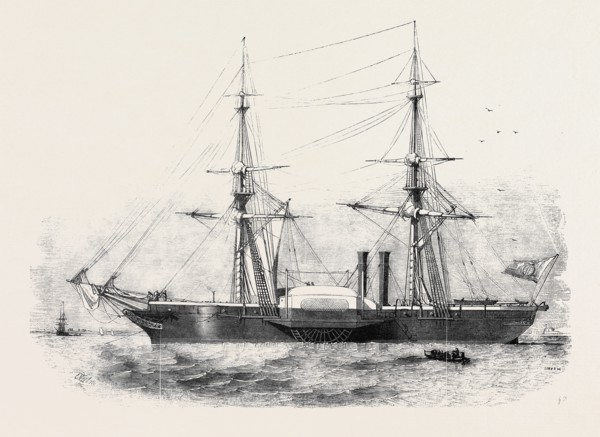 THE WAR STEAMER "GOVERNOLE," BUILT FOR THE SARDINIAN GOVERNMENT