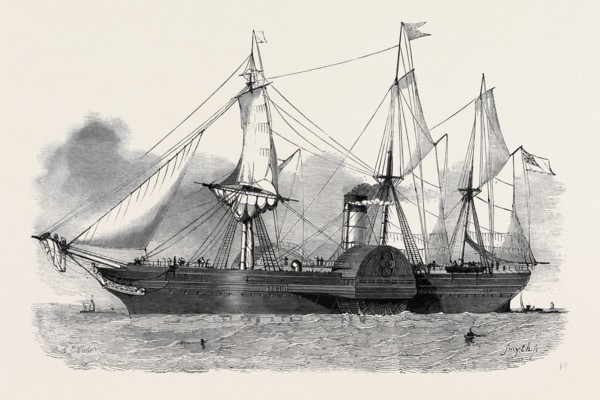 THE BRITISH MAIL STEAMSHIP "ASIA"
