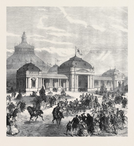 THE VIENNA EXHIBITION: THE EMPEROR'S PAVILION, 1873