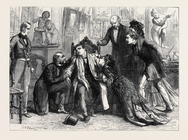 LAST SCENE FROM "MAN AND WIFE," AT THE PRINCE OF WALES' THEATRE, 1873