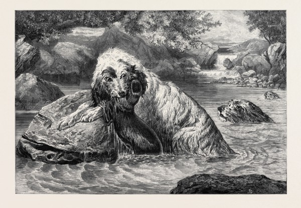 "OTTER HOUNDS," BY BASIL BRADLEY, 1873