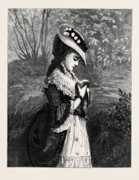 "SYMPATHY 'THE PASSING TRIBUTE OF A SIGH,' " BY A.C.H. LUXMOORE, IN THE EXHIBITION AT THE DUDLEY