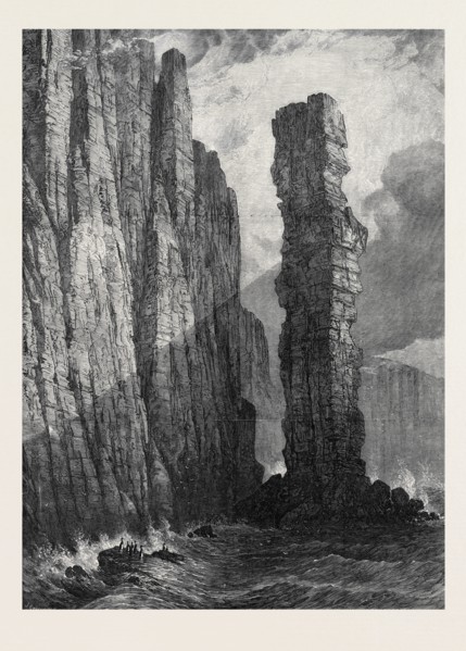 "THE OLD MAN OF HOY," BY S. READ, AT THE WINTER EXHIBITION OF THE SOCIETY OF PAINTERS IN WATER