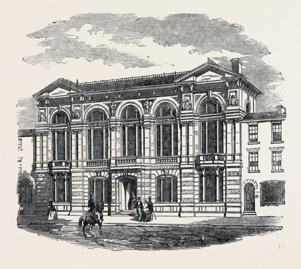 NEW TOWNHALL AND MARKETS, RUGBY.