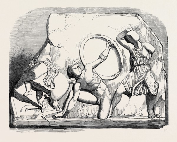 THE BOUDROUM MARBLES: NO. 4. ANOTHER FRAGMENT, PROBABLY FROM THE SAME FRIEZE