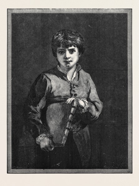 "THE SCHOOLBOY" PAINTED BY SIR JOSHUA REYNOLDS, FROM THE ART-TREASURES EXHIBITION, MANCHESTER
