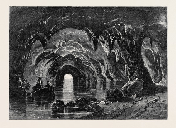 THE BLUE GROTTO AT CAPRI, FROM MR. ALBERT SMITH'S NEW ENTERTAINMENT