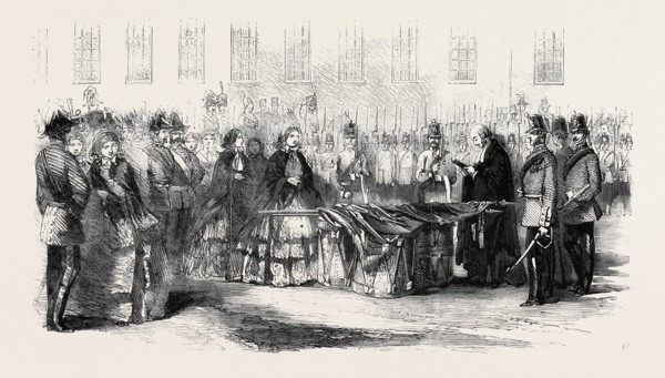 PRESENTATION OF COLOURS TO THE 14TH REGIMENT BY THE COUNTESS OF EGLINTON