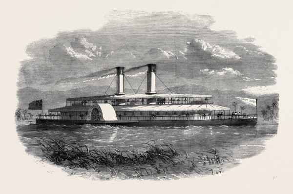 INDUS STEAM FLOTILLA, MODEL VESSEL CONSTRUCTED BY MR. SCOTT RUSSELL