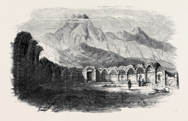 THE TEMPLE OF NEPTUNE AT ZOWAN, NEAR THE SOURCE OF THE STREAM WHICH SUPPLIED WATER TO CARTHAGE