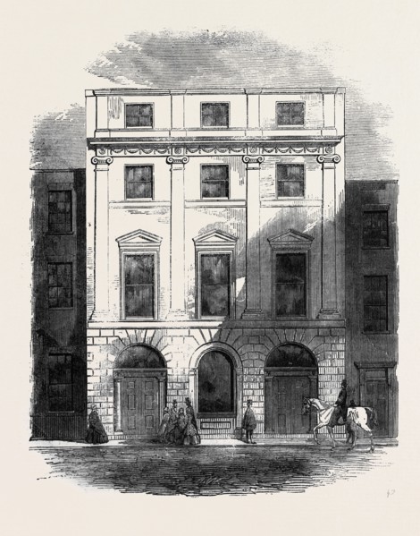 PREMISES OCCUPIED BY THE ARCHITECTURAL SOCIETIES OF LONDON, CONDUIT STREET