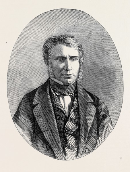 SIR CHARLES EDWARD TREVELYAN, K.C.B., THE NEW GOVERNOR-GENERAL OF MADRAS, FROM A PHOTOGRAPH BY