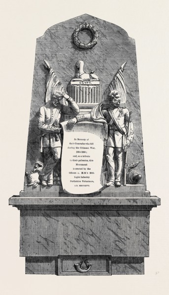 MONUMENT TO OFFICERS AND PRIVATES OF THE 90th LIGHT INFANTRY (PERTHSHIRE VOLUNTEERS) WHO FELL IN