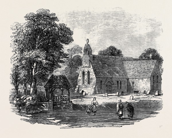 MEMORIAL CHURCH AT PENTRE VOELAS, DENBIGHSHIRE