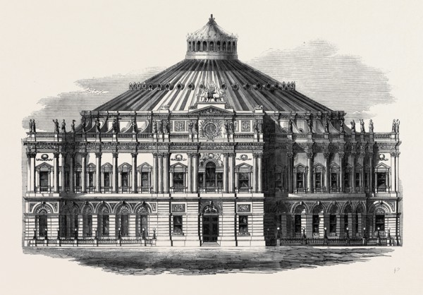 PRIZE DEIGN FOR A CIRCUS FOR EQUESTRIAN PERFORMANCES, BY THOMAS VAUGHAN.