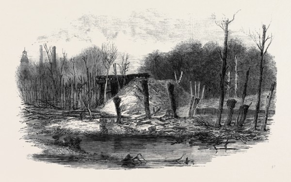 SCENE OF THE RECENT EXPLOSION IN HOUNSLOW POWDER MILLS