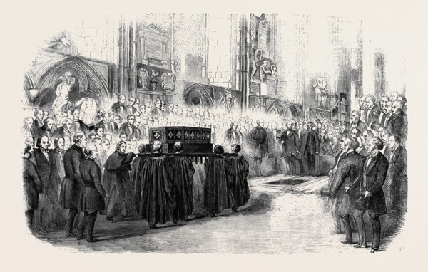 REINTERMENT OF JOHN HUNTER'S REMAINS IN WESTMINSTER ABBEY