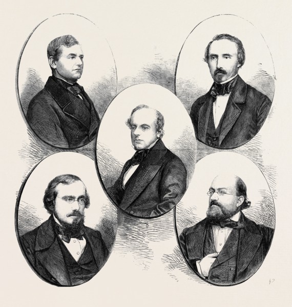 IL DUCA CASTROMEDIANO CABALLENO, SILVIO SPAVENTA, BARON CARLO POERIO, CESERE BRAICO, AVVOCATA PICA;
