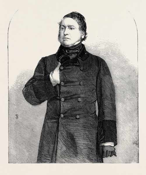 EDWIN JAMES, ESQ., M.P. FOR MARYLEBONE, FROM A PHOTOGRAPH BY JOHN WATKINS, PARLIAMENT STREET