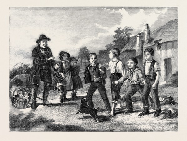 "THE START, ONE, TWO, THREE, AND AWAY!" BY W. HEMSLEY, IN THE ROYAL ACADEMY EXEIBITION