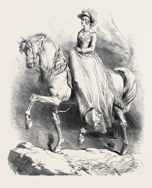 STATUETTE OF HER MAJESTY, MODELLED BY COUNT D'ORSAY