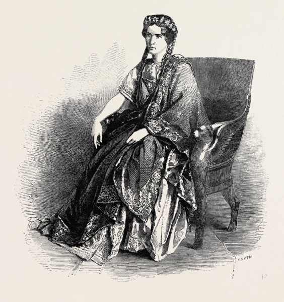 MADEMOISELLE RACHEL AS "VALERIA"
