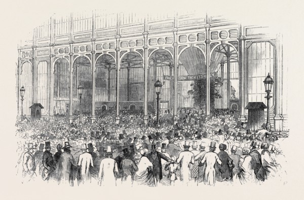 THE SHILLING DAY, EXTERIOR OF THE EXHIBITION, THE GREAT EXHIBITION