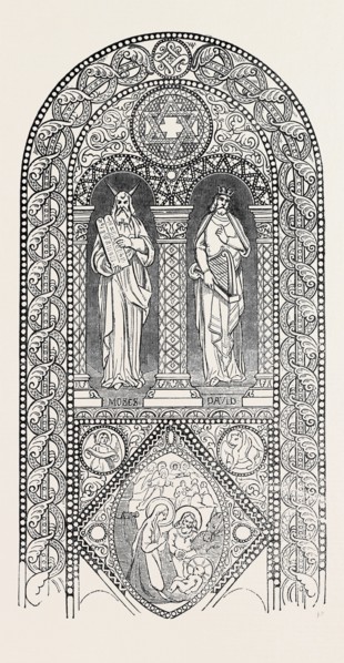 STAINED WINDOW, BY GIBSON, NEWCASTLE