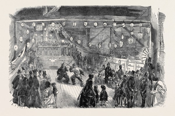 THE CHINESE JUNK ILLUMINATED, THE ASSAULT OF ARMS