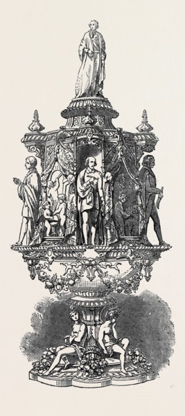 VASE, BY ELKINGTON AND CO., VASE IN ELECTRO PLATE, This very handsome vase, designed and modelled