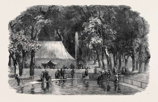 GREAT EXHIBITION FETE AT ST. CLOUD, REFRESHMENT TENT