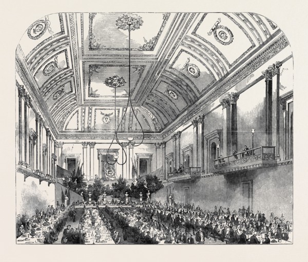 DINNER OF THE CANYNGES SOCIETY AND THE ARCHAEOLOGICAL INSTITUTE, VICTORIA-ROOMS, BRISTOL