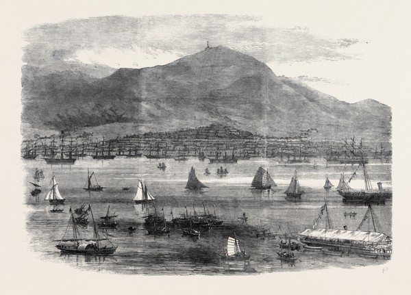 HONG KONG REGATTA: THE START FOR THE SCRATCH MATCH, 1869
