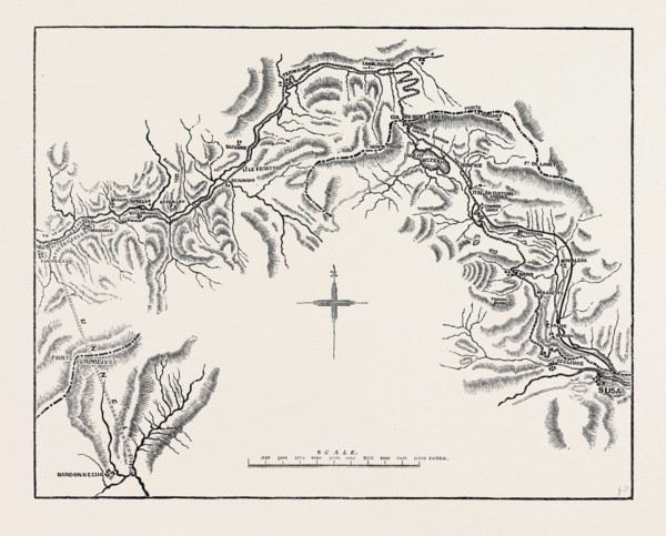 THE MONT CENIS ROAD AND INTENDED RAILWAY FROM ST. MICHEL TO SUSA, WITH THE RAILWAY TUNNEL FROM