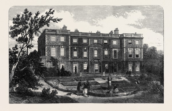 THE HUNTING DISASTER IN YORKSHIRE: NEWBY HALL, THE SEAT OF LADY MARY VYNER, NEAR THE SCENE OF THE