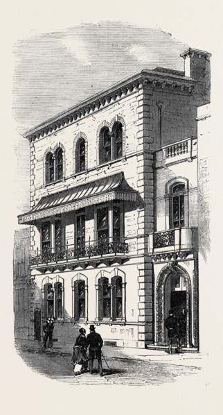 THE ROYAL NAVAL CLUB, PORTSMOUTH, UK, 1869