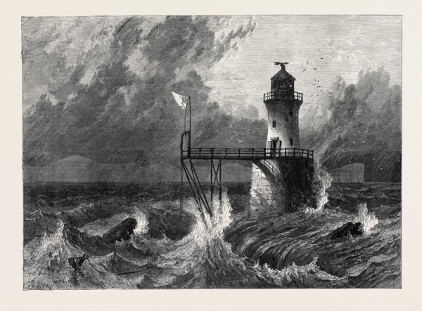 THE ROMAN ROCKS LIGHTHOUSE, SIMON'S BAY, CAPE OF GOOD HOPE, 1869