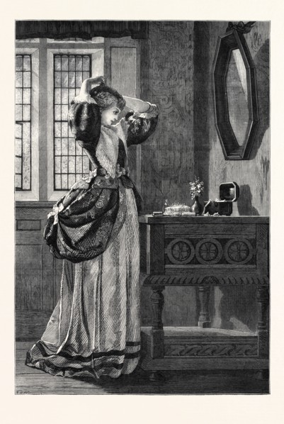 A DRAWING, BY A.C. LUXMORE, IN THE GENERAL EXHIBITION OF WATER COLOUR DRAWINGS AT THE DUDLEY