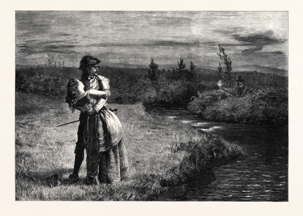 "FAIR HELEN OF KIRKCONNEL," BY J. ARCHER, IN THE EXHIBITION OF THE ROYAL ACADEMY, 1869