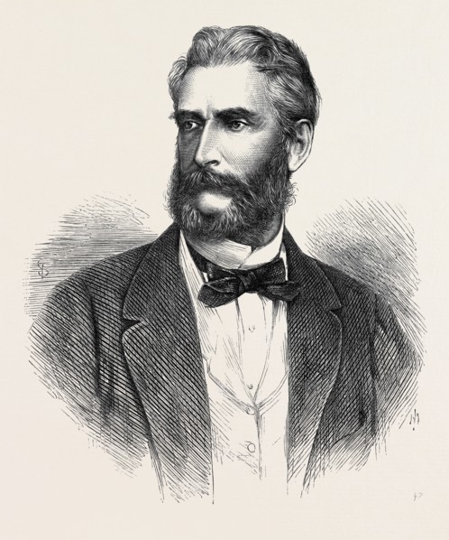 THE HON. J.R. MOTLEY, THE NEW MINISTER OF THE UNITED STATES IN GREAT BRITAIN, 1869