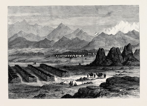 THE WAR IN AFGHANISTAN: GENERAL GOUGH'S CAMP AT GUNDAMUK, 1880
