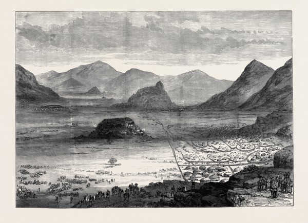 SECOKUNI'S TOWN, IN THE TRANSVAAL, FROM THE HEIGHTS OCCUPIED BY THE 94TH REGIMENT, NOVEMBER 28,