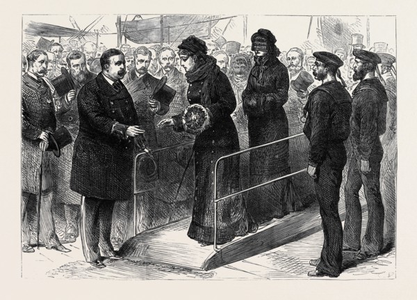 DEPARTURE OF THE EMPRESS EUGÃâNIE FOR ZULULAND, 1880