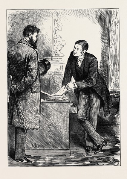 "See here, and here, and here," continued Lobster, in excellent tone and temper, turning over the