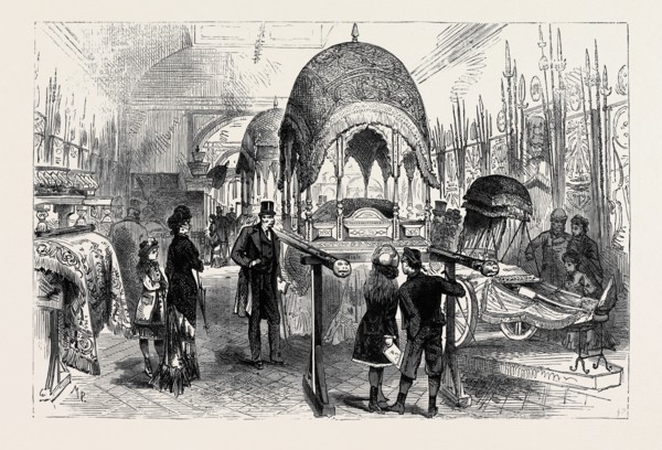 THE NEW INDIAN SECTION, SOUTH KENSINGTON MUSEUM, LONDON, 1880