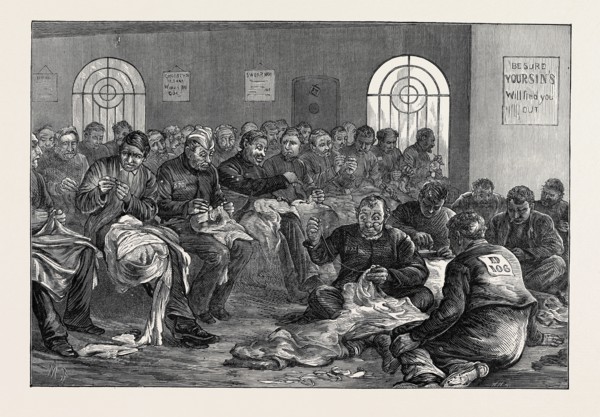 THE CLERKENWELL HOUSE OF CORRECTION: THE NEEDLE ROOM, 1874