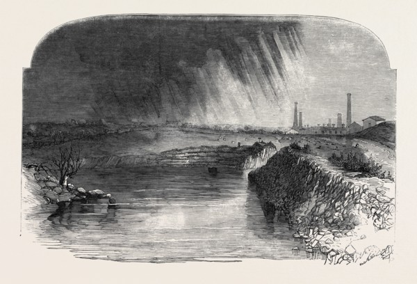 REMAINS OF THE BURST RESERVOIR, AT BURY.