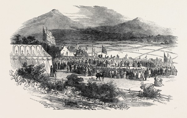 COMMENCEMENT OF THE GREAT NORTH OF SCOTLAND RAILWAY, AT WESTHALL, ABERDEENSHIRE.