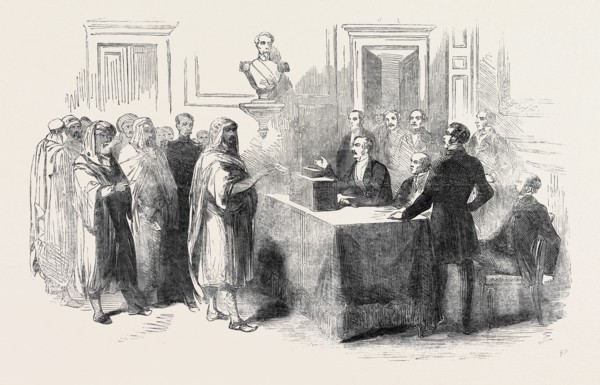 ABD-EL-KADER VOTING FOR THE FRENCH EMPIRE